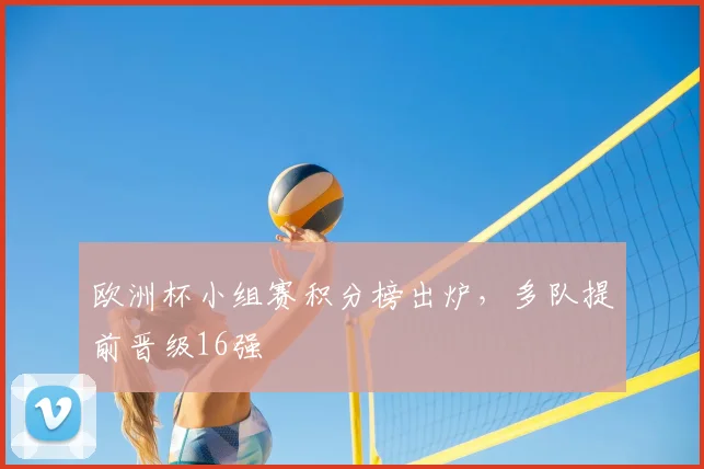 欧洲杯小组赛积分榜出炉，多队提前晋级16强
